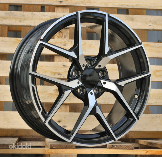 R18x8  5X112  ET  43  66.6  XE137  (YF5726)  Black Polished (MB)  For MER  (Z3)  (HYBRID FORGED)