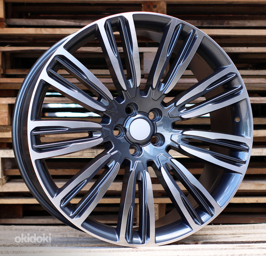 R24x10  5X120  ET  45  72.6  XE136  (BYD1292)  Gun Metal (GM)  For LAND  (K3)  (Dark Gun Metal)