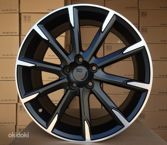 R20x9  5X108  ET  38  67.1  V516  (FE135)  Black Polished Half Matt (MBHM)  For VOLVO  (P1)