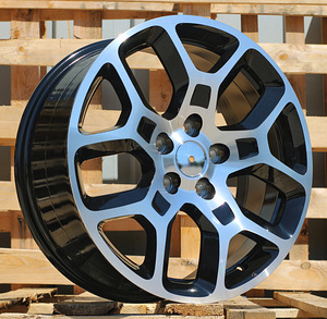 R17x7  5X110  ET  40  65.1  TL0460  Black Polished (MB)  For JEEP  (P1)  (JEEP/FIAT 500X) (1 foto / 1)