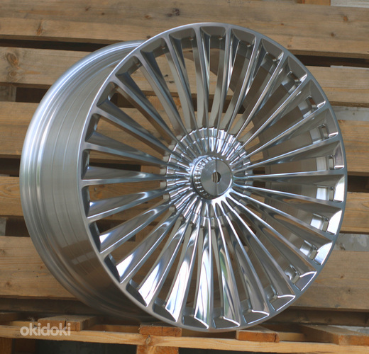 R21x10  5X112  ET  44  66.6  TX01013  Full Polished (FPL)  For MER  (K7)  (FORGED (Rear+Front))