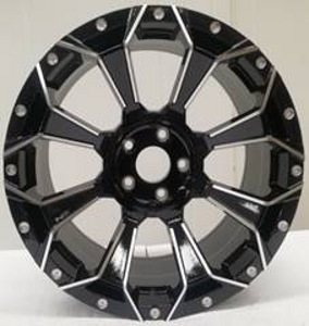 R18x9  5X139.7  ET  18  70.2  SW239  Black Polished (MB)  For 4X4  (K3)  (Milling) (1 foto / 1)