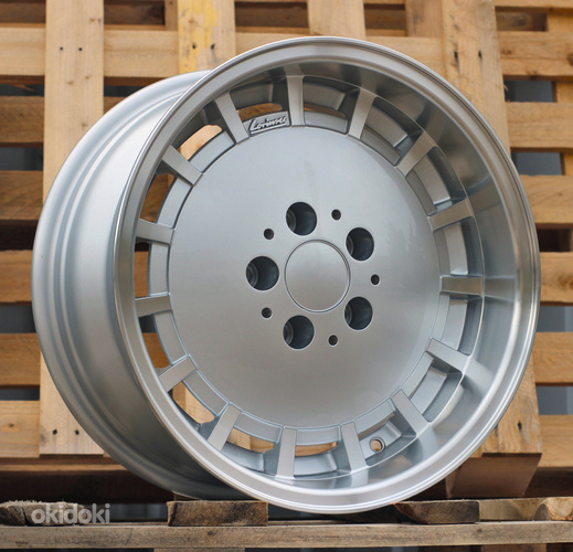 R16x9  5X112  ET  10  66.6  SW355  Silver+Polished Lip (SP)  For MER  (P1)  (Rear+Front)