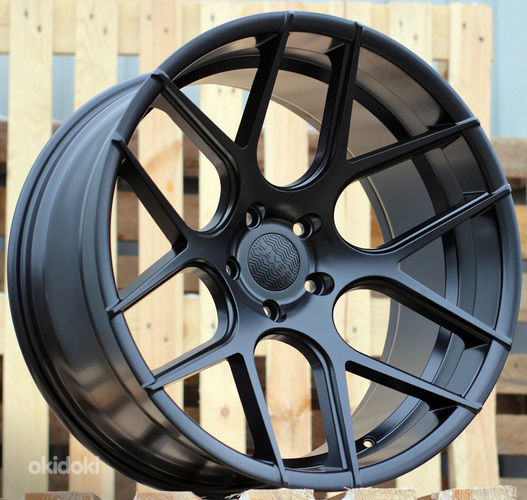 R18x10  5X112  ET  25  66.6  SSA03  (HX022)  Black Half Matt (BLHM)  For HAXER  (P)  (Rear+Front)