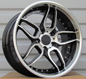 R19x10  5X120  ET  40  72.6  SSA01  (HX030)  Black Polished+Powder Coating (MBPC)  For HAXER  (P)  (Rear+Front) (1 foto / 1)
