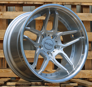 R19x8.5  5X120  ET  35  72.6  SSA01  (HX030)  Silver+Polished Lip (SP)  For HAXER  (Z2+Z3)  (Rear+Front) (1 foto / 1)