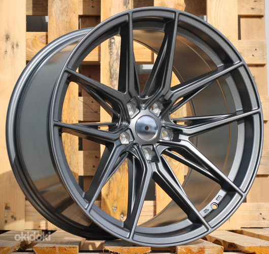 R20x11  5X120  ET  30  74.1  SL525  Gun Metal (GM)  For RACIN  (P1)  (HYBRID FORGED (Front+Rear))
