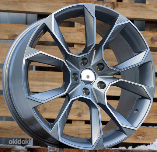 R18x8  5X112  ET  40  57.1  SK516  (BYD1310)  Grey Polished (MG)  For SKODA  (Z2)