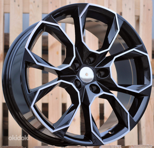 R18x8  5X112  ET  40  57.1  SK516  (IN5474)  Black Polished (MB)  For SKODA  (K7)