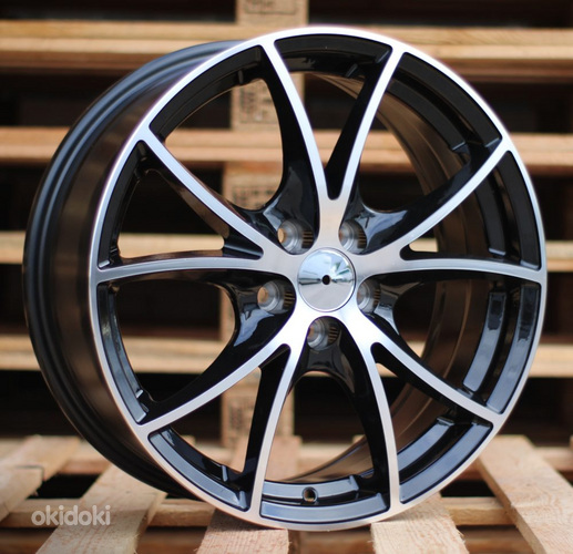 R15x6  5X110  ET  39  65.1  RL07  Black Polished (MB)  For RACIN  (K7)  ((AKC 55 Eur))