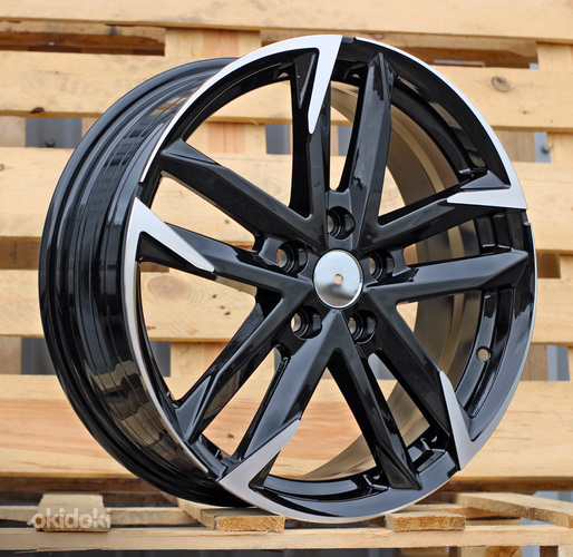 R18x7  5X114.3  ET  50  60.1  SF501  Black Polished (MB)  For TOYOT  (K7+Z7)  (HYBRID FORGED)