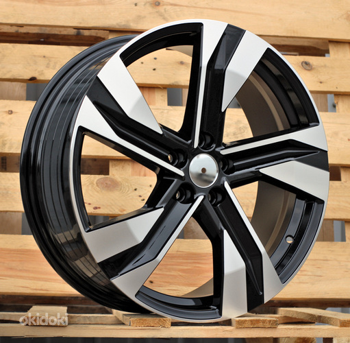 R20x8  5X108  ET  50.5  63.4  SF502  (YF5695)  Black Polished (MB)  For VOLVO  (K7)  (HYBRID FORGED)