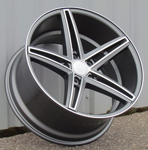 R18x8  5X120  ET  35  72.6  QC521  Grey Polished Half Matt (MGHM)  For RACIN  (K4)  ((Rear+Front) Style Vossen (AKC 75 Eur)) (1 foto / 1)