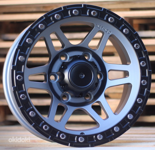 R15x8  6X139.7  ET  0  110.1  Q1294  Gun Metal (GM)  For 4X4  (P)  (METHOD)