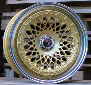 R18x9.5  10X112/120  ET  30  74.1  Q1308  Gold+Polished (YP)  For RACIN  (K4)  (REAR+FRONT ROTIFORM MOTOSPORT) (1 foto / 1)