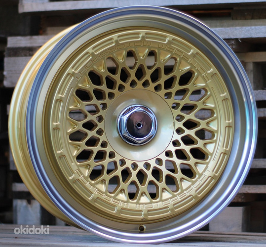 R18x9.5  10X112/120  ET  30  74.1  Q1308  Gold+Polished (YP)  For RACIN  (K4)  (REAR+FRONT ROTIFORM MOTOSPORT)