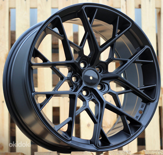 R18x8  5X112  ET  40  66.6  Q1131  (B5929)  Black Half Matt (BLHM)  For RACIN  (K2+Z7)  (Style HRE)