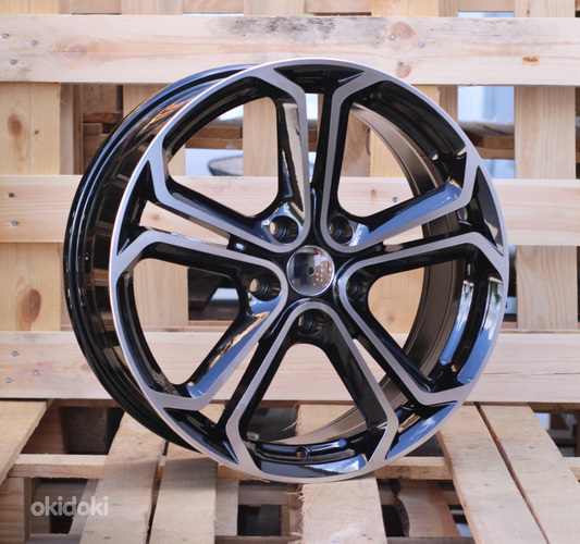 R18x7.5  5X120  ET  41  67.1  OP523  (FR680/OPL523)  Black Polished (MB)  For OPEL
