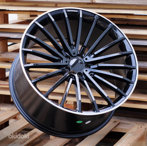 R22x9  5X120  ET  32  74.1  MR532  (IN0235)  Black+Polished Lip (BLPL)  For RACIN  (K3)  ((AKC 100 Eur))