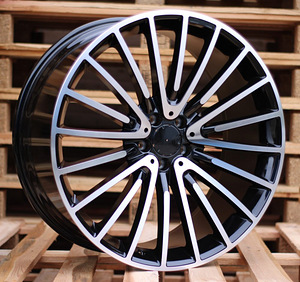 R19x9.5  5X112  ET  38  66.6  MR532  (IN0235)  Black Polished (MB)  For MER  (K7)  (Rear+Front) (1 foto / 1)