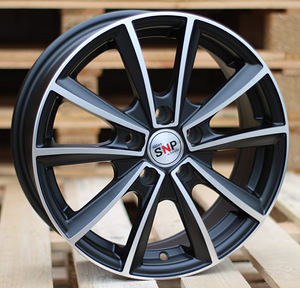 R15x6  5X110  ET  39  73.1  M15  Black Polished Matt (MBM)  For RACIN  (K7)  ((AKC 55 Eur)) (1 foto / 1)