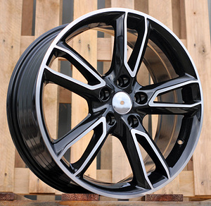 R18x7.5  5X114.3  ET  48  67.1  M502  (FR560)  Black Polished (MB)  For MAZDA  (P1) (1 foto / 1)