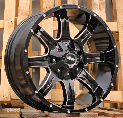 R20x9  10X139/150  ET  0  110.1  LU901  Black (BL)  For 4X4  (K3)  (Milling)