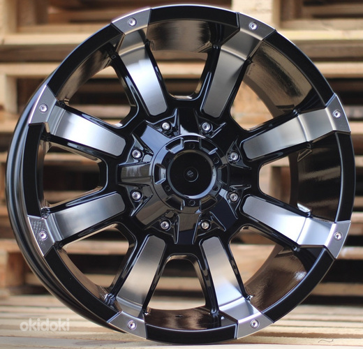 R17x9  5X127  ET  M12  78.1  LU904  Black Polished (MB)  For 4X4  (P2)