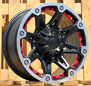 R16x8  6X139.7  ET  M12  110.1  LU849  Black Matt+Polished Lip (BMPL)  For 4X4  (P1) (1 foto / 1)