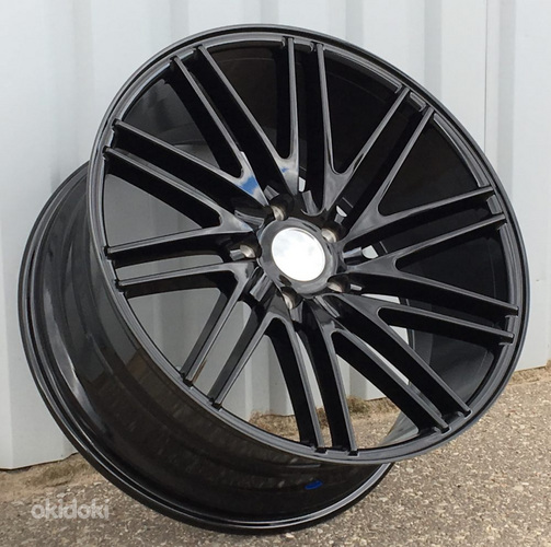 R20x8.5  5X120  ET  33  72.6  LU579  (M+6L)  Black (BL)  For RACIN  (K7)  ((AKC 110 Eur) Vossen Style (Left Front))