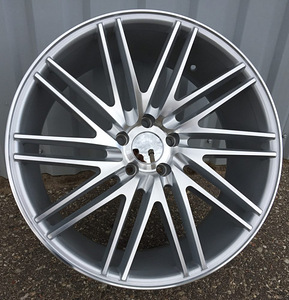 R20x8.5  5X120  ET  33  72.6  LU579  (M+6R)  Machined Silver (MS)  For RACIN  (K7)  ((AKC 70 Eur)  Vossen Style (Right)) (1 foto / 1)