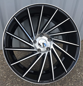 R19x9.5  5X120  ET  38  72.6  LU589  (M7L)  Black Polished (MB)  For RACIN  (K7)  ((AKC 60 Eur) Style Vossen (Left side)) (1 foto / 1)