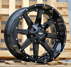 R20x9  10X139/150  ET  M12  110.1  LU406  Black (BL)  For 4X4  (K3)  (Milling) (1 foto / 1)