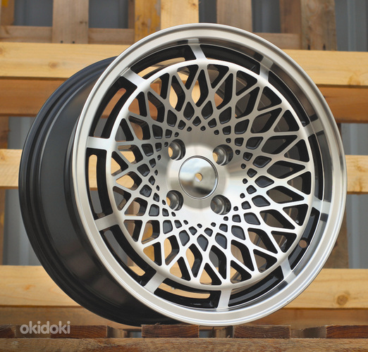 R15x8  4X100  ET  25  73.1  LU519  Black Polished (MB)  For RACIN  (P1)