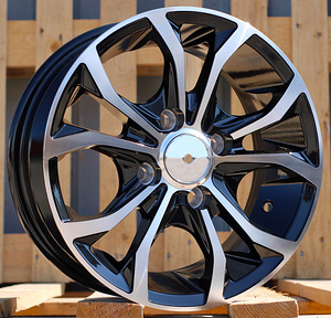 R13x5.5  4X100  ET  30  73.1  LU250  Black Polished (MB)  For RACIN  (K3) (1 foto / 1)