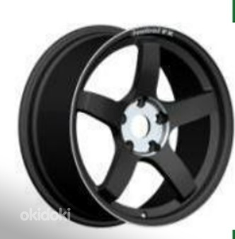 R18x8.5  5X114.3  ET  35  73.1  LU295  Grey Polished Matt (MGM)  For RACIN  (K3)  (Style Japan)