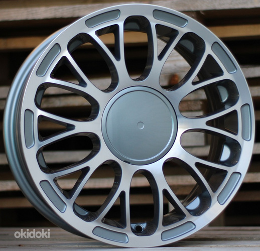 R15x6  4X98  ET  35  58.1  LU392  Grey Polished+Powder Coating (MGPC)  For FIAT  (P1)
