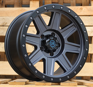 R17x8.5  5X127  ET  0  71.5  L2205  Grey Polished Matt (MGM)  For 4X4  (K3)  (+Black Lip) (1 foto / 1)
