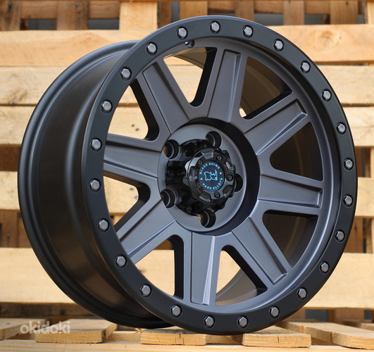 R17x8.5  5X127  ET  0  71.5  L2205  Grey Polished Matt (MGM)  For 4X4  (K3)  (+Black Lip)
