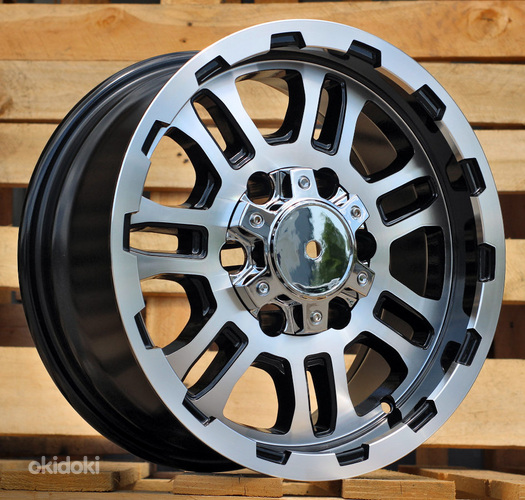 R15x7  6X139.7  ET  0  110.1  L1866  Black Polished (MB)  For 4X4  (K3)