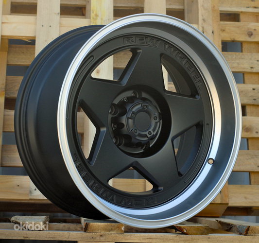R18x9  5X127  ET  M12  71.5  JT274  Black Matt (BM)  For 4X4  (K3)  (MB+MACHINE LIP)