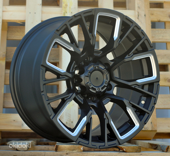 R17x9  6X139.7  ET  0  110.1  JT256  Black Polished (MB)  For 4X4  (K3)  (Milling)