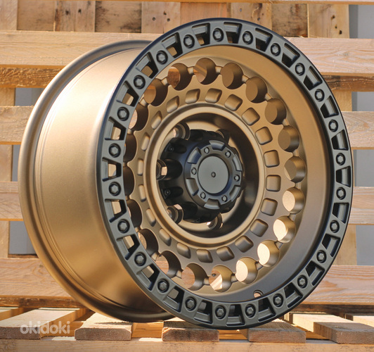R17x9  6X139.7  ET  0  110.1  JT220  Bronze+Polished Lip (YYPL)  For 4X4  (K3)