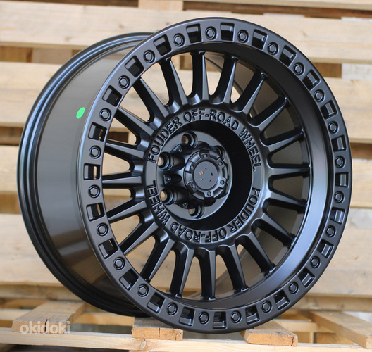 R18x9  6X114.3  ET  0  66.1  JT222  Black Matt (BM)  For 4X4  (K7+K3)