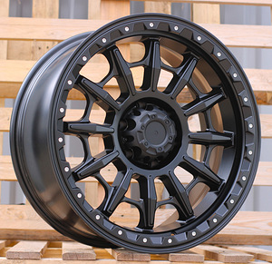 R20x9  6X139.7  ET  0  110.1  JT200  Black Matt (BM)  For 4X4  (K3)  (MB+Silver Rivets) (1 foto / 1)