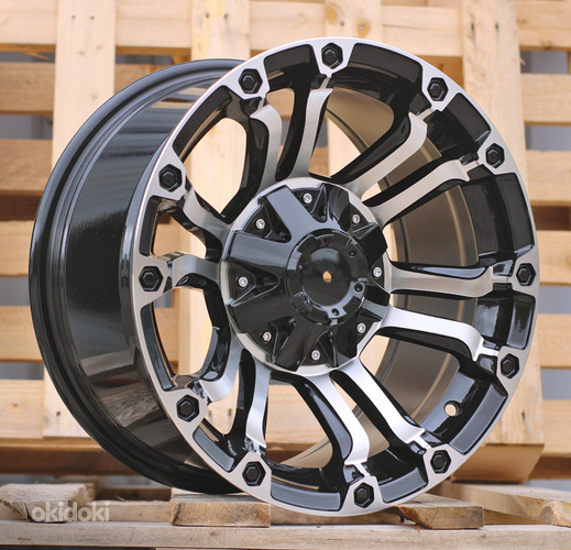 R16x8  6X139.7  ET  0  110.1  JT133  Black Polished (MB)  For 4X4  (Z5)