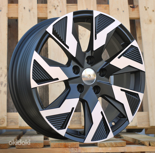 R17x7  5X114.3  ET  45  66.1  IN3521F  Black Polished Half Matt (MBHM)  For RENAU  (Z5+M)  (HYBRID FORGED (max 1250kg))