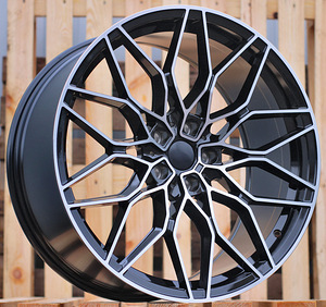 R20x9.5  5X120  ET  38  72.6  IN292  Black Polished (MB)  For BMW  (K7+A)  (Rear+Front) (1 foto / 1)