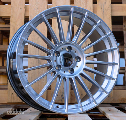 R19x8  5X112  ET  30  66.6  IN005  (IN0284)  Hyper Silver (HS)  For BMW  (K7)  (Rear+Front ALPINA (AKC 90 Eur))