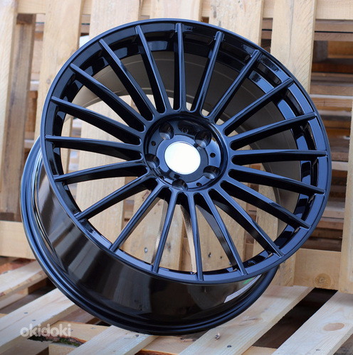 R20x8.5  5X112  ET  25  66.6  IN005  (IN0284)  Black (BL)  For BMW  (K7)  (Rear+Front New ALPINA)